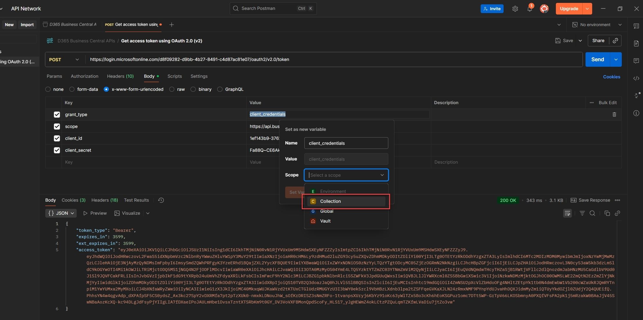 OAuth2 Setup and Automation – Part 2: Configure Entra, Set Up Postman, and Validate OAuth2 Token Flow