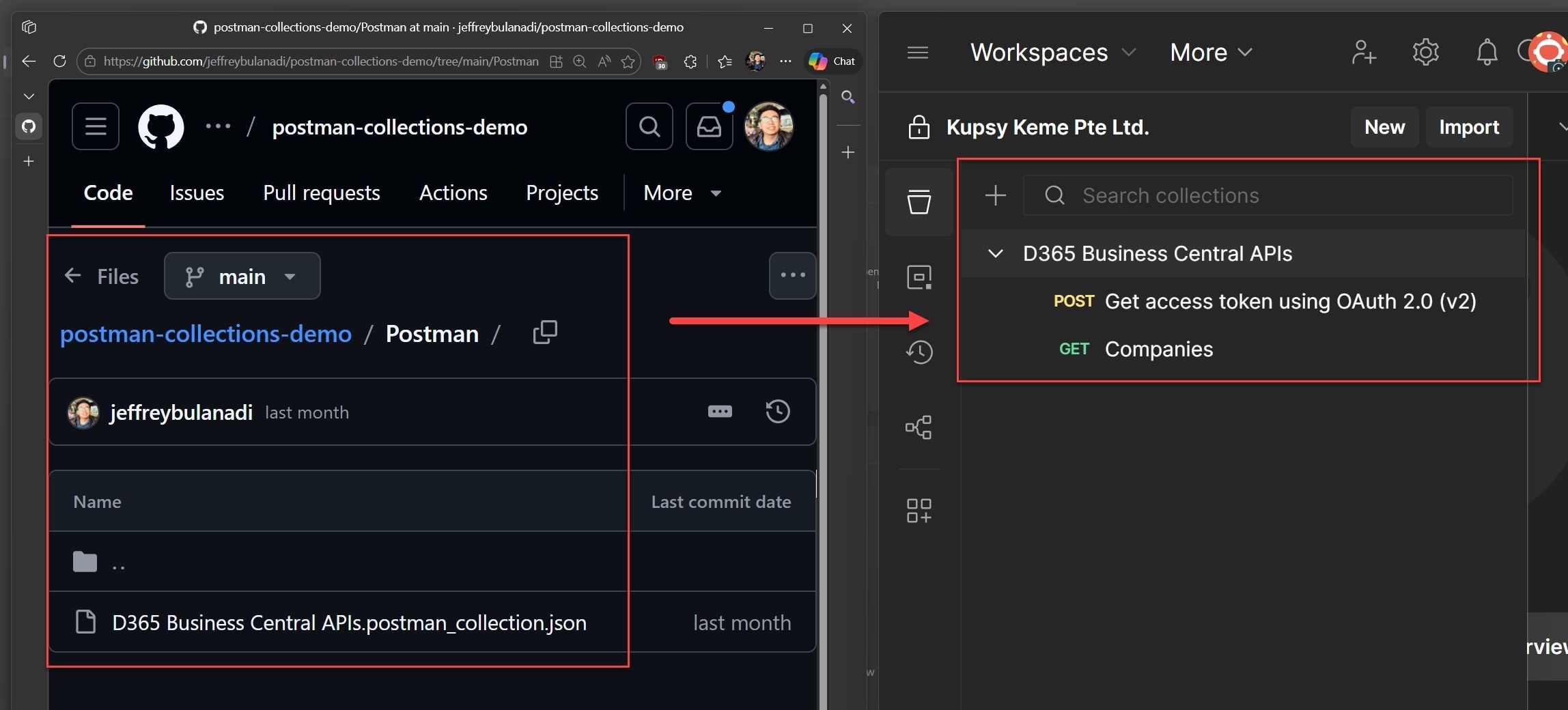 Using Raw URLs to Import Postman Collections from Azure DevOps & GitHub